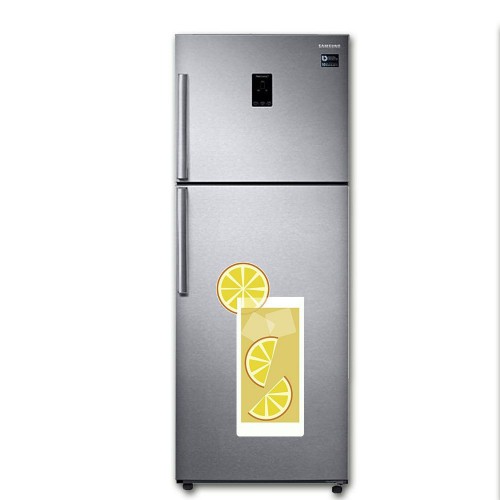 Adesivo de parede Adesivo de Geladeira Suco Laranja