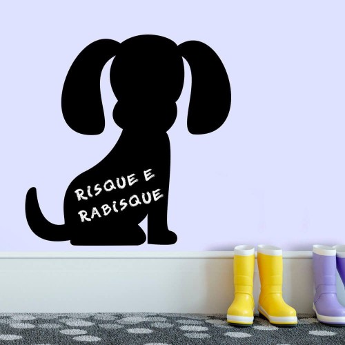 Adesivo de parede Adesivo de Parede Lousa Dog