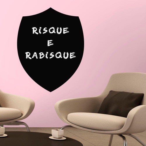 Adesivo de parede Adesivo de Parede Lousa Escudo 2