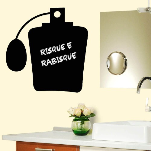 Adesivo de parede Adesivo de Parede Lousa Perfume