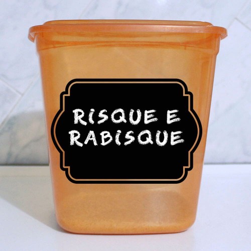 Adesivo de parede Adesivo de Parede Lousa Rótulo 5