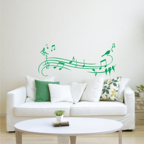 Adesivo de parede Adesivo de Parede Musical