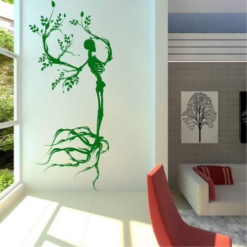 Adesivo de parede Adesivo de Parede Natureza Esqueleto