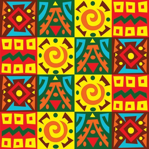 Adesivo de parede Adesivo para Azulejo África Color