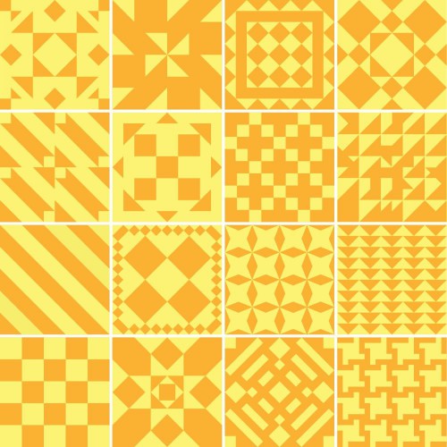 Adesivo de parede Adesivo para Azulejo Amarelo e Laranja