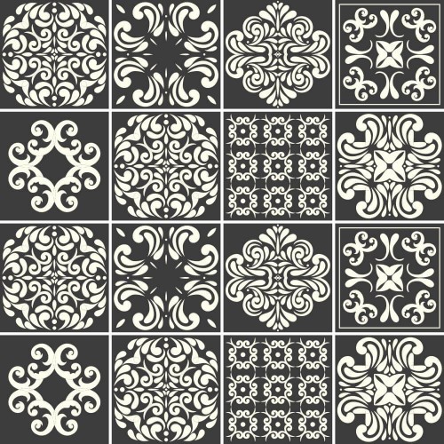 Adesivo de parede Adesivo para Azulejo Black Colargo