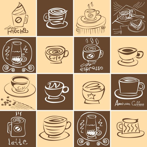 Adesivo de parede Adesivo para Azulejo Coffee