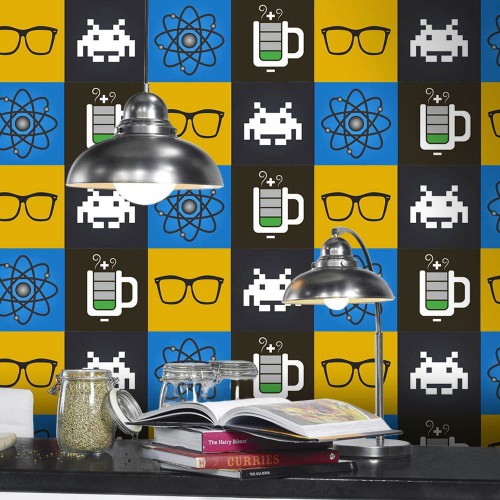 Adesivo de parede Adesivo para Azulejo Geek