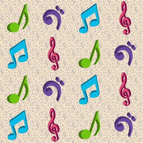 Adesivo de parede Adesivo para Azulejo Music