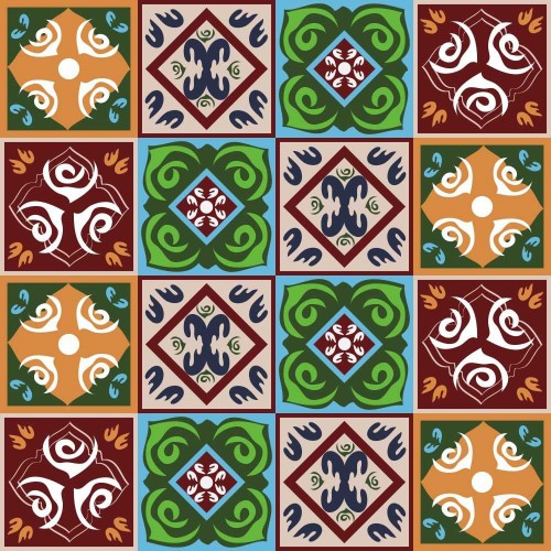 Adesivo de parede Adesivo para Azulejo Rosacea