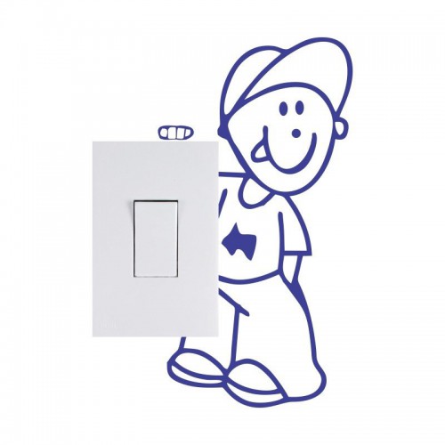 Adesivo de parede Adesivo para Interruptor Boy