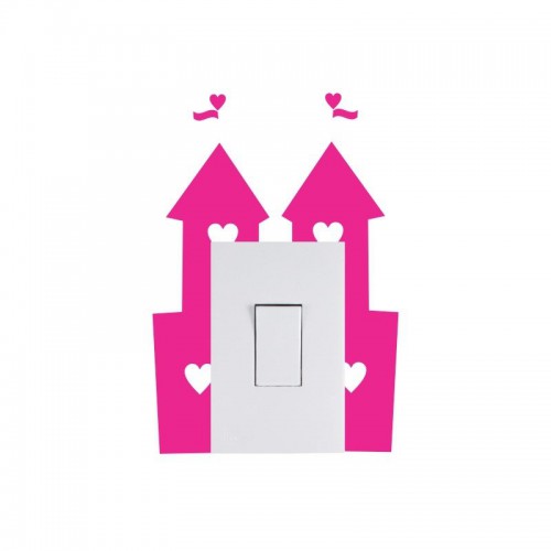 Adesivo de parede Adesivo para Interruptor Castelinho