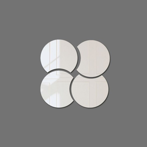 Adesivo de parede Espelho Decorativo Bolas Bolas