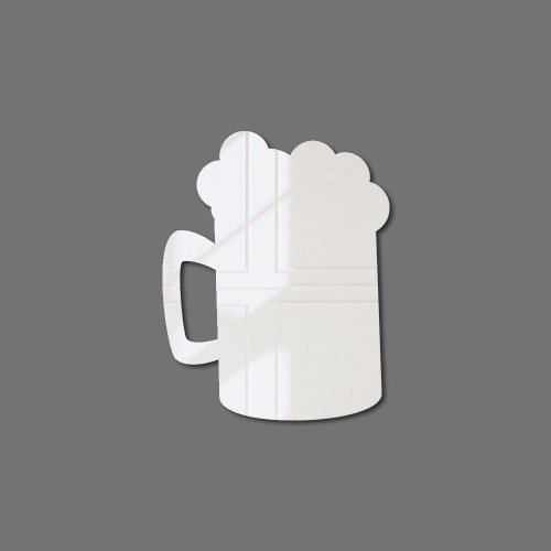 Adesivo de parede Espelho Decorativo Chopp