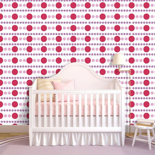 Adesivo de parede Papel de Parede Bolinhas Tchan