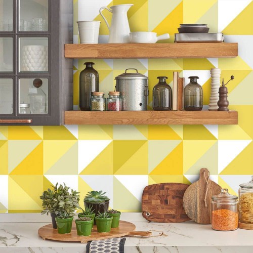 Adesivo de parede Papel de Parede Calorine Lime