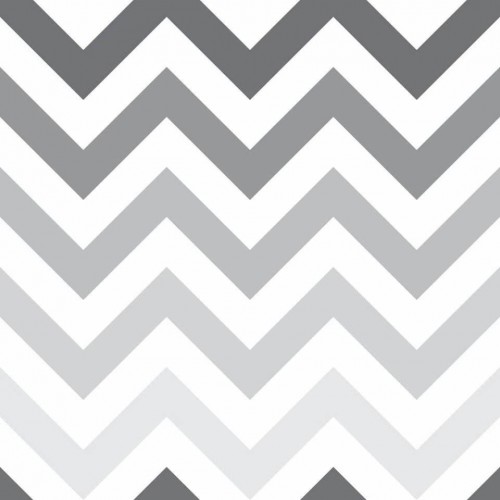 Adesivo de parede Papel de Parede Chevron Gray Degrade