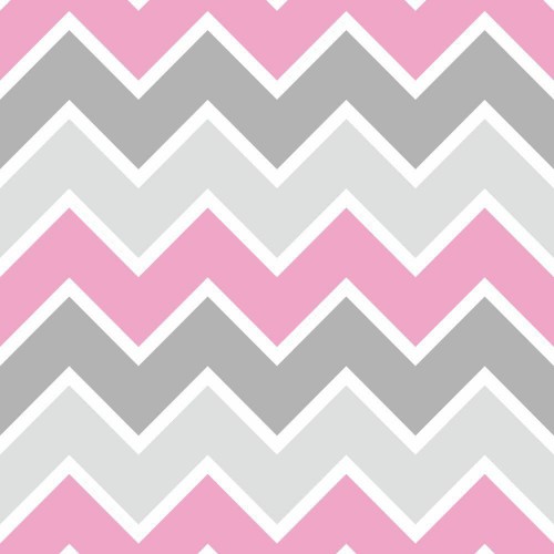 Adesivo de parede Papel de Parede Chevron Soft Girl
