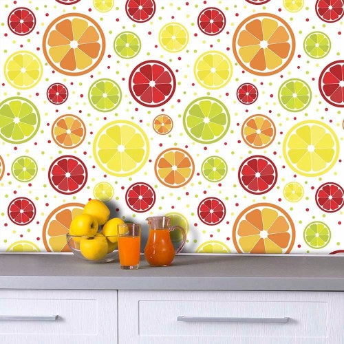 Adesivo de parede Papel de Parede Cítrus