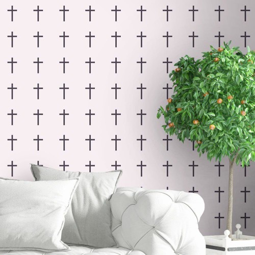 Adesivo de parede Papel de Parede Cruz