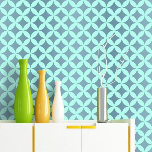 Adesivo de parede Papel de Parede Degrade Four Tips