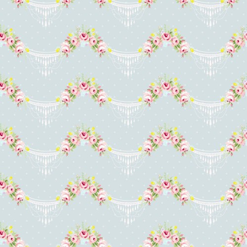 Adesivo de parede Papel de Parede Floral Candelabro