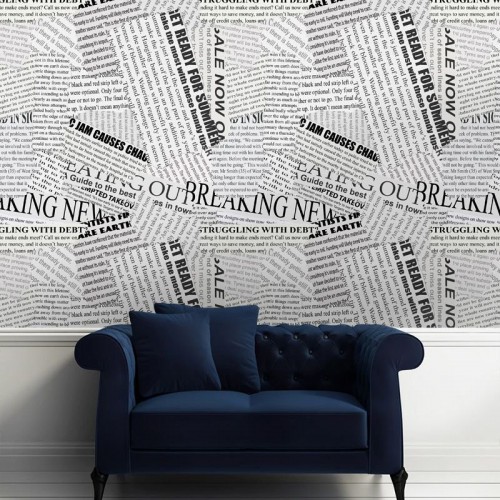 Adesivo de parede Papel de Parede Journal
