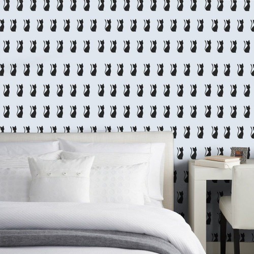 Adesivo de parede Papel de Parede Kitty