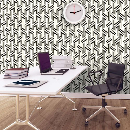 Adesivo de parede Papel de Parede Linhas de Chão