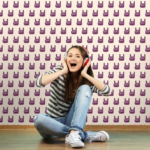 Adesivo de parede Papel de Parede Rock