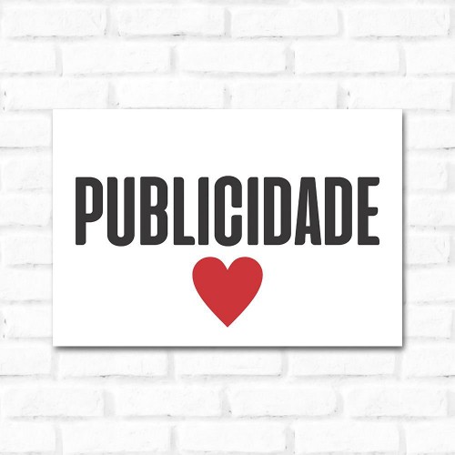 Adesivo de parede Placa Decorativa Publicidade 2