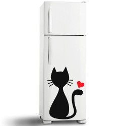 Adesivo de Geladeira Cat Jhow