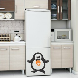 Adesivo de Geladeira Pinguim 11