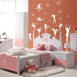 Adesivo de Parede Bailarinas