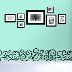 Adesivo de Parede Base Curves