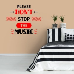 Adesivo de Parede Stop the Music