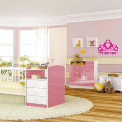 Adesivo de Parede Tiara princesa