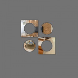 Espelho Decorativo Abstrato