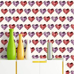 Papel de Parede Glass Heart