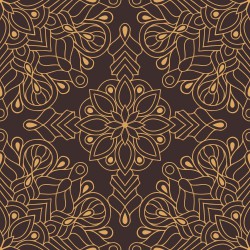 Papel de Parede Vintage Arabesco